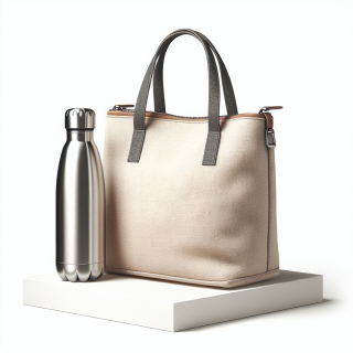 Shopping Bag & Water Bottle