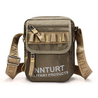Military Shoulder Multipocket Bag Χακί