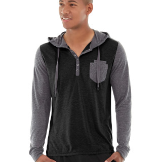 Chaz Kangeroo Hoodie Black