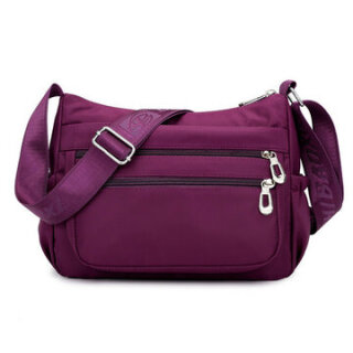 Nylon Waterproof Multi-pocket Shoulder Bag
