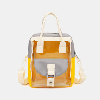 Transparent Patchwork Waterproof Backpack