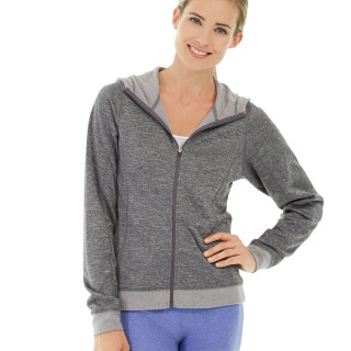 Helena Hooded Fleece Γκρι