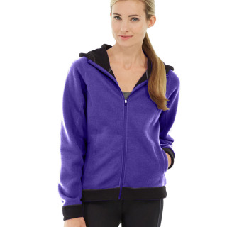 Circe Hooded Ice Fleece Purple